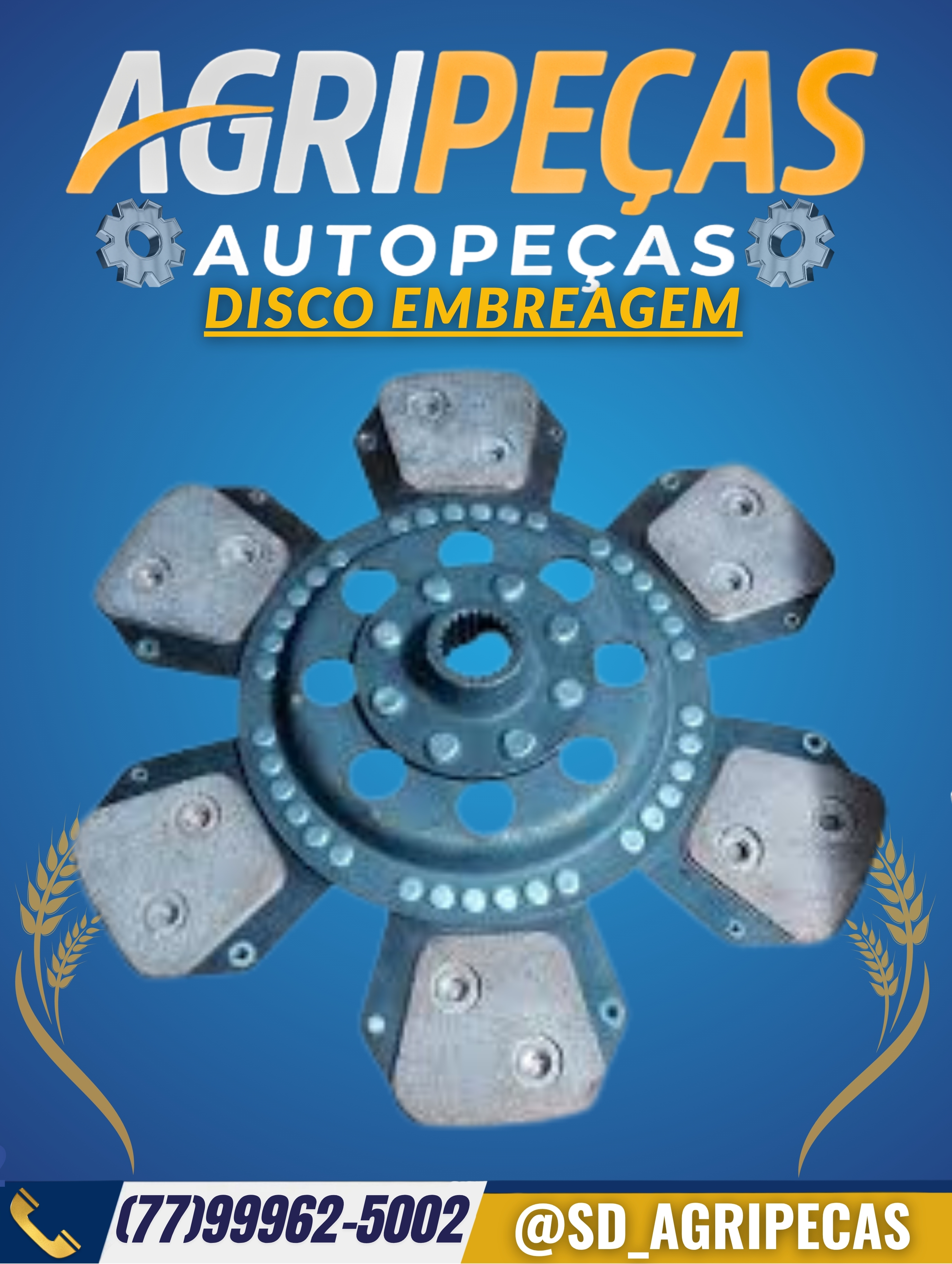 DISCO EMBREAGEM - PASTILHAS